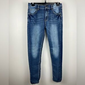 Silver Jeans Co. Blue Wash Skinny Leg Jeans - Size 16 - Petite XS Fit